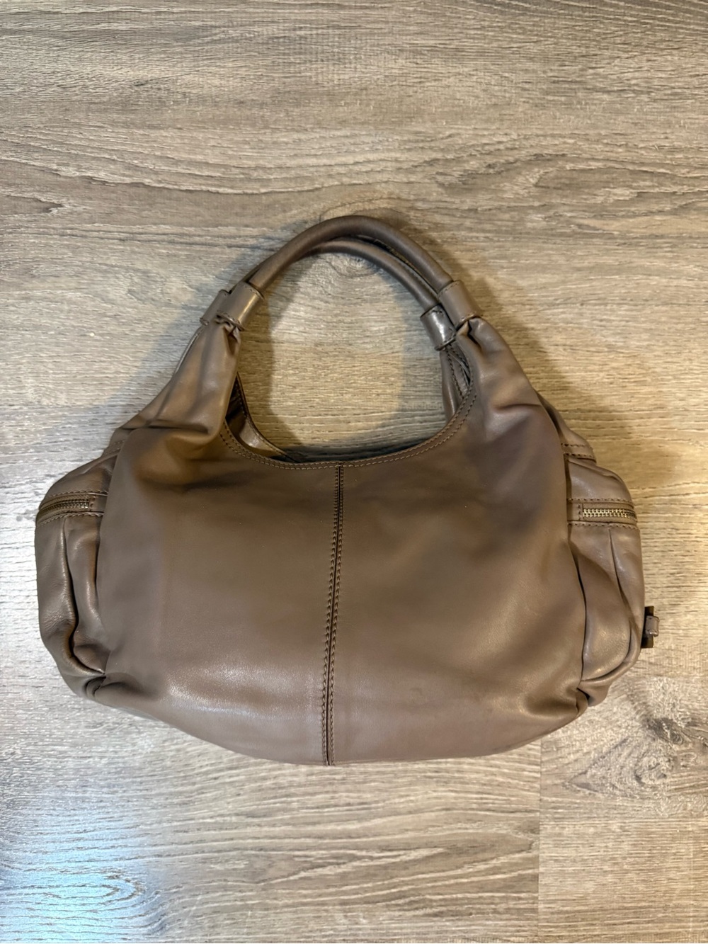 Vintage Max Mara leather slouchy hobo shoulder bag - Picture 2 of 14